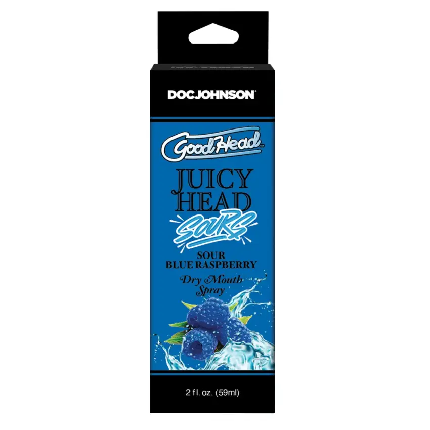 Doc Johnson - Spray na suchość jamy ustnej - Kwaśna malina - 60 ml - obrazek 2