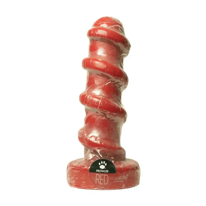 Dildo prążkowane Prowler Red - obrazek 2