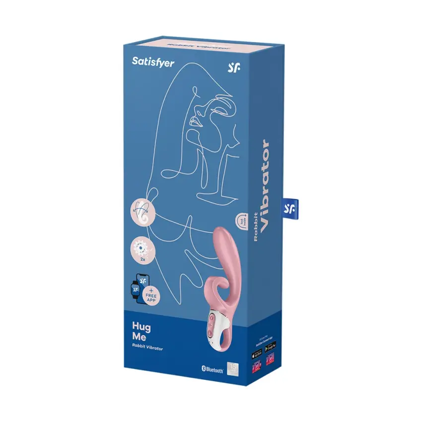 Satisfyer - Wibrator podwójny króliczek Hug me - obrazek 2