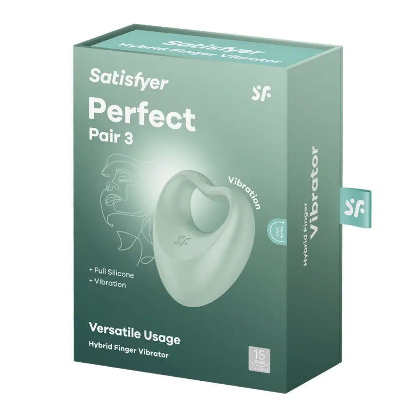 Satisfyer - Hybrydowy wibrator na palec Perfect 3 - obrazek 2