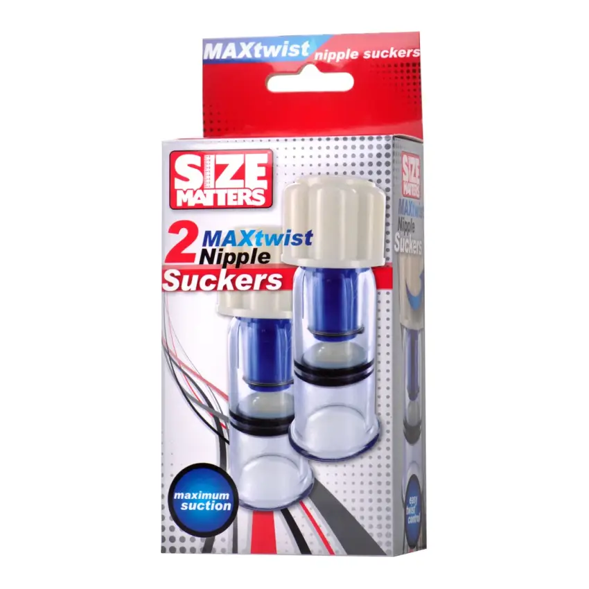 XR Brands - Przyssawki do sutków Max Twist - obrazek 2