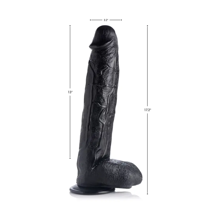 XR Brands - Dildo z imitacją żył - długie - 43 cm - obrazek 5