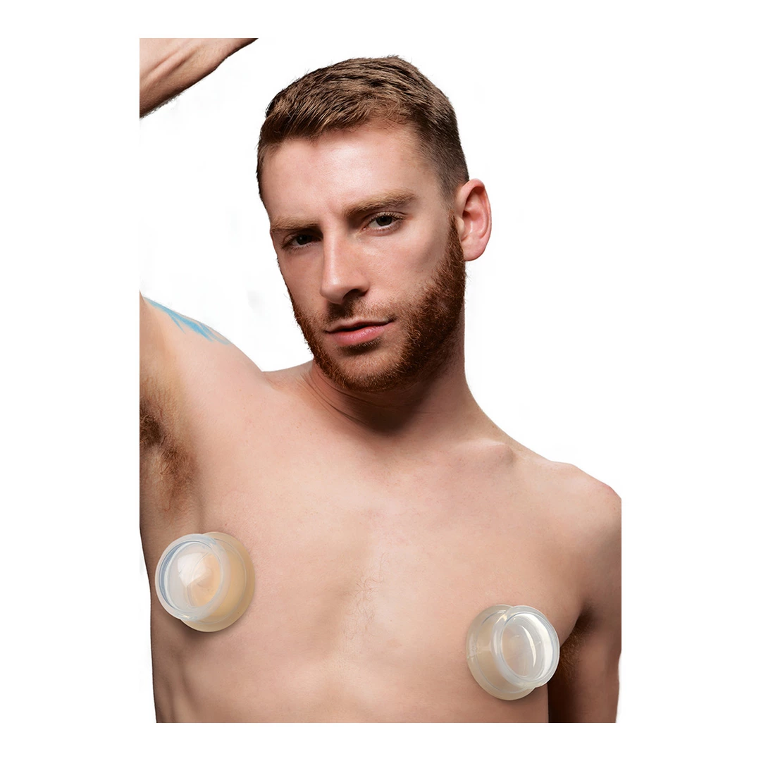 XR Brands - Silikonowe przyssawki do sutków - L 5 XR Brands - Silikonowe przyssawki do sutków - L - obrazek 5