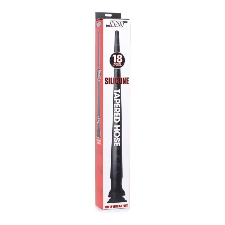 XR Brands - Wąż silikonowy stożkowy ze strukturą - 46 cm - obrazek 8