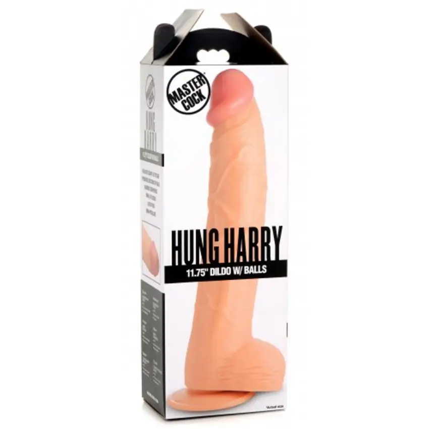 XR Brands - Dildo z jądrami  - 30 cm - obrazek 6