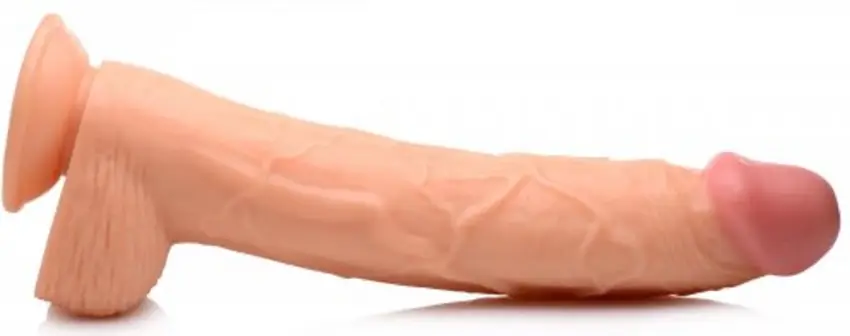 XR Brands - Dildo z jądrami  - 30 cm - obrazek 7