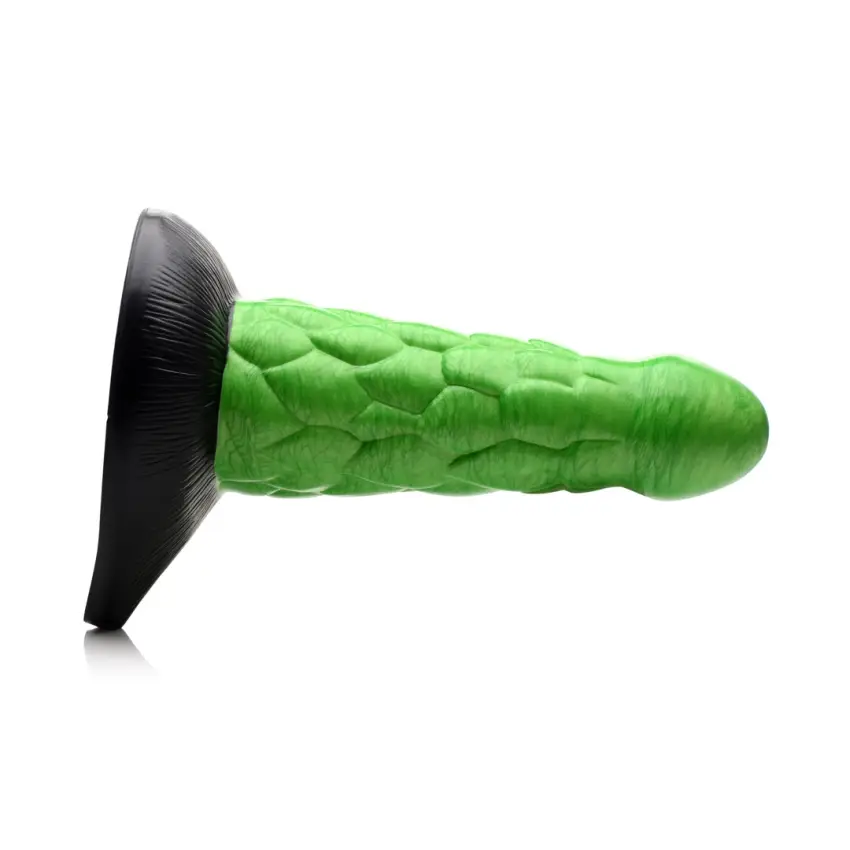 XR Brands - Grube, łuskowate, silikonowe Dildo - obrazek 3