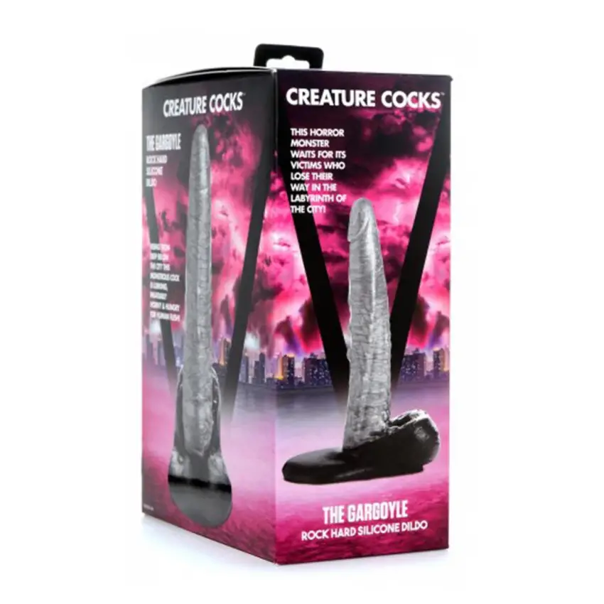 XR Brands - Silikonowe dildo Gargoyle - obrazek 6