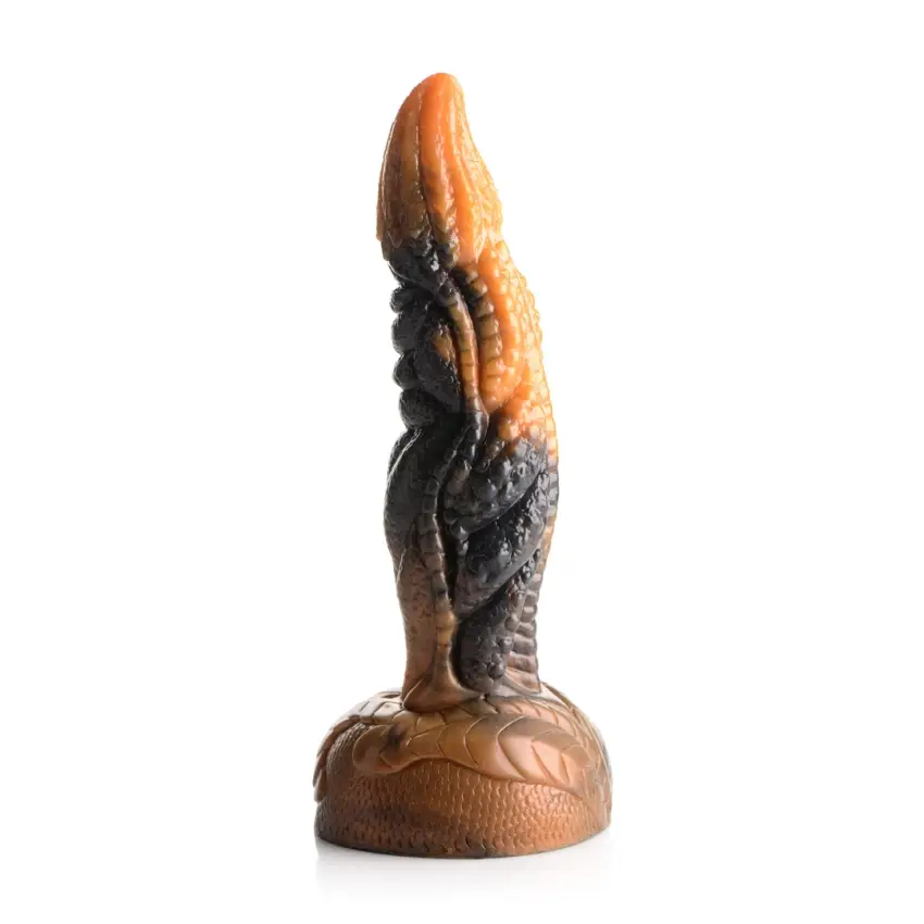 XR Brands - Falowane silikonowe dildo z mackami - obrazek 3