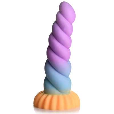 XR Brands - Silikonowe dildo - jednorożec 1 XR Brands - Silikonowe dildo - jednorożec