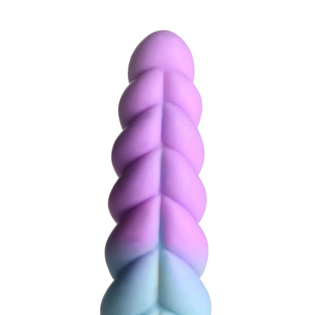XR Brands - Silikonowe dildo - jednorożec 5 XR Brands - Silikonowe dildo - jednorożec - obrazek 5