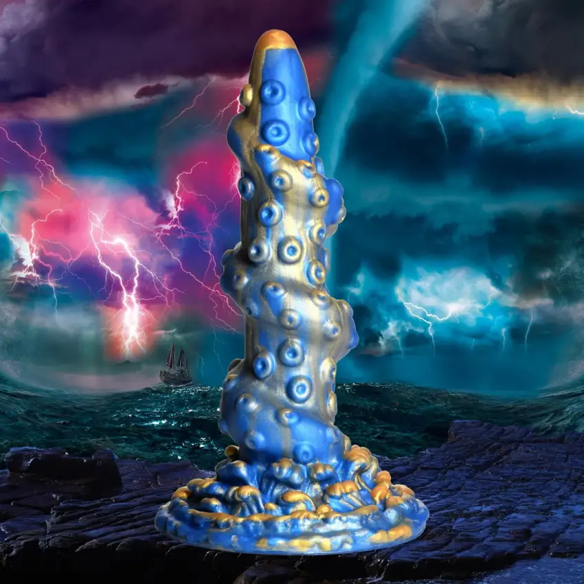 XR Brands - Silikonowe dildo Kraken - obrazek 6