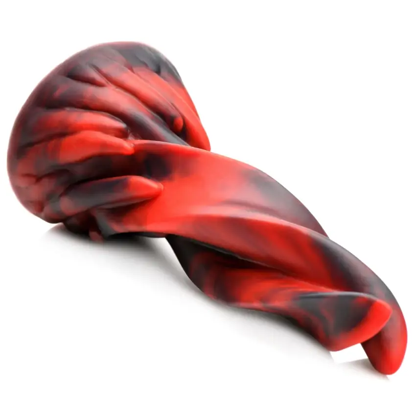 XR BRands - Silikonowe dildo Diabelny pocałunek - obrazek 7