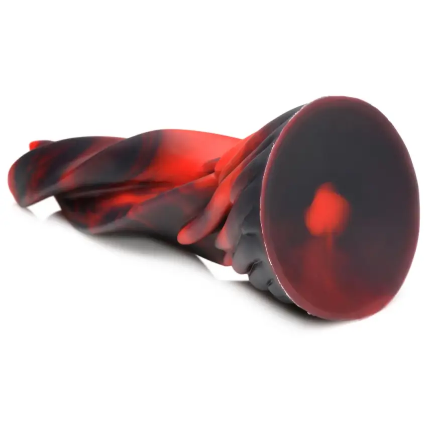 XR BRands - Silikonowe dildo Diabelny pocałunek - obrazek 4