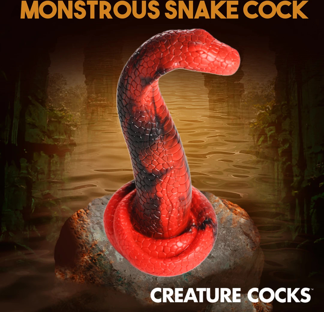 XR Brands - Silikonowe dildo Kobra 5 XR Brands - Silikonowe dildo Kobra - obrazek 5