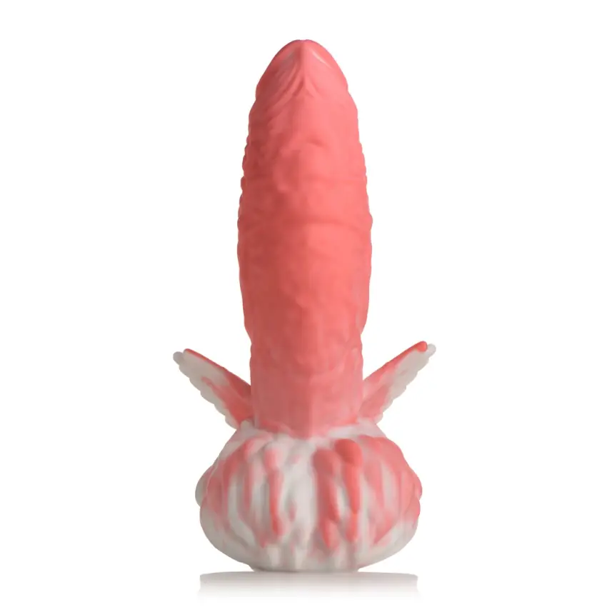 Dildo prążkowane silikonowe Xr Brands - obrazek 5
