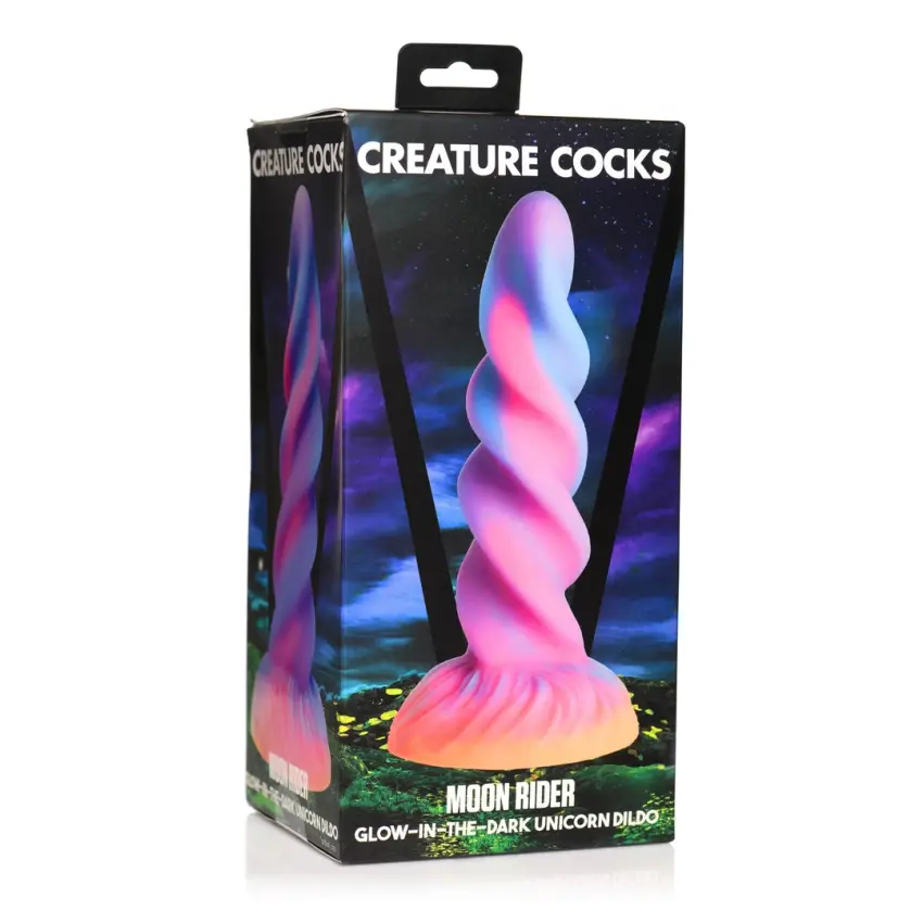 XR Brands - Dildo świecące w ciemności - kucyk - obrazek 8