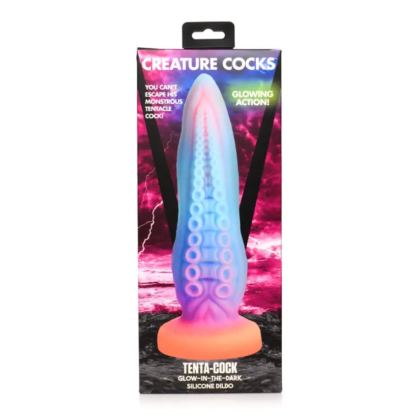 Silikonowe dildo świecące w ciemności Xr Brands - obrazek 9
