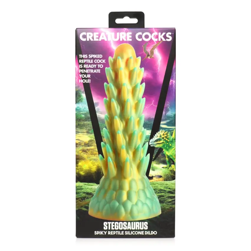 Kolczaste silikonowe dildo XR Brands - obrazek 3