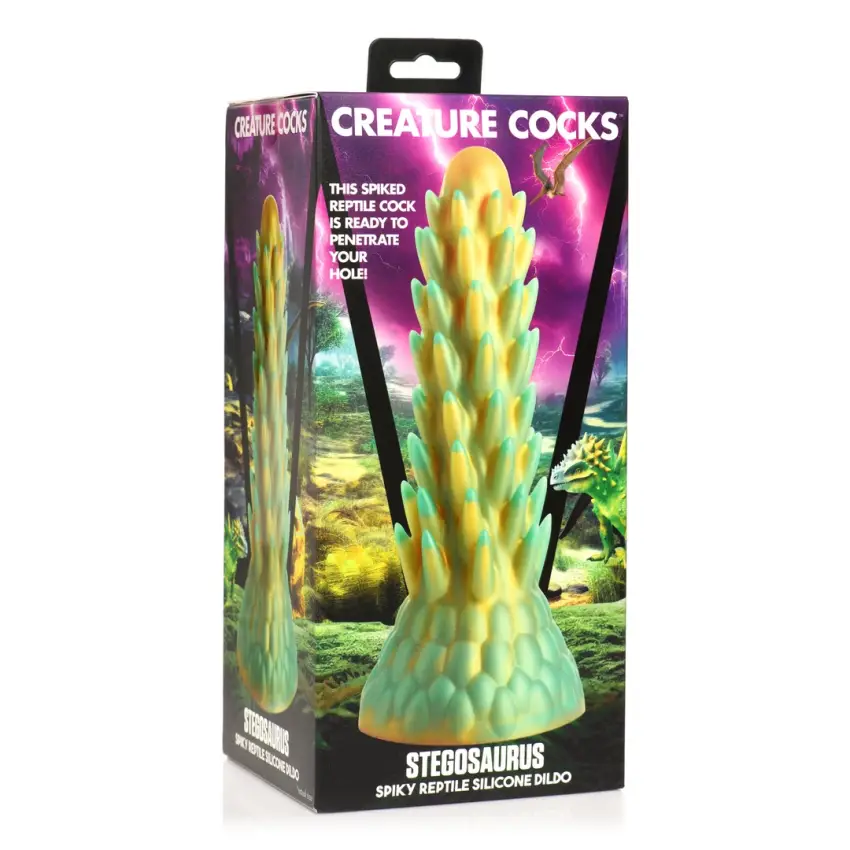 Kolczaste silikonowe dildo XR Brands - obrazek 2