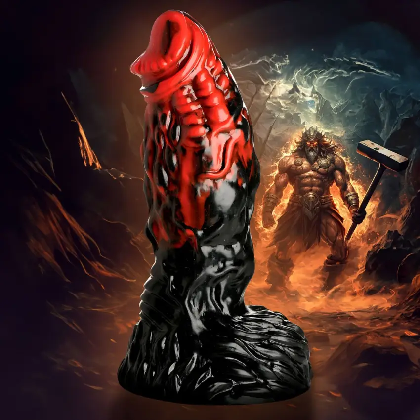 Silikonowe dildo Vulcan  XR Brands - obrazek 7