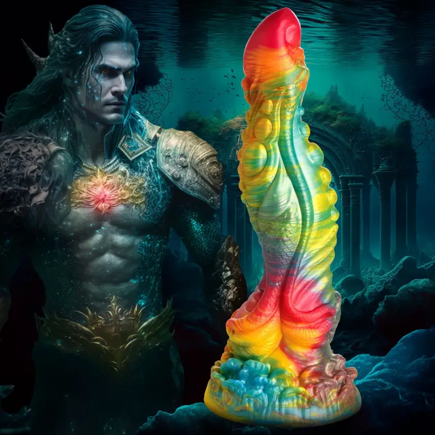 Silikonowe dildo Majestic Merman  XR Brands - obrazek 7