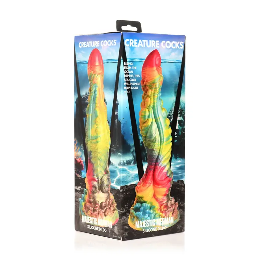 Silikonowe dildo Majestic Merman  XR Brands - obrazek 2