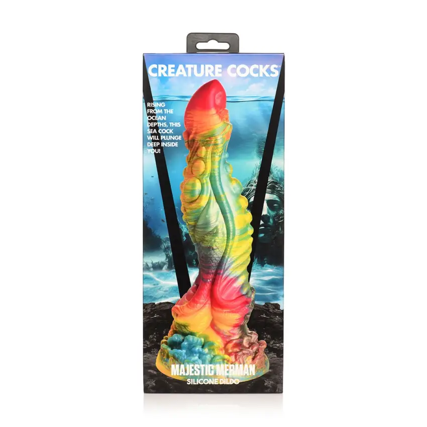 Silikonowe dildo Majestic Merman  XR Brands - obrazek 3