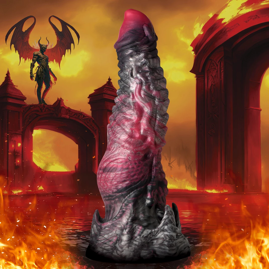 Silikonowe dildo Hades duże XR Brands 7 Silikonowe dildo Hades duże XR Brands - obrazek 7