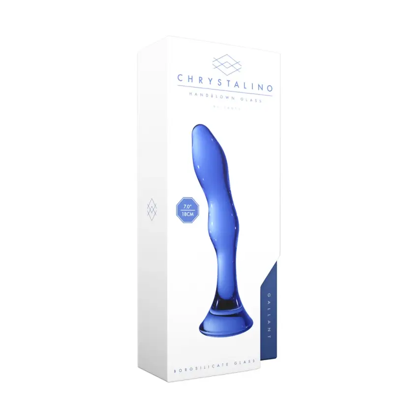 Christalino by shots - Szklane dildo Gallant - obrazek 2
