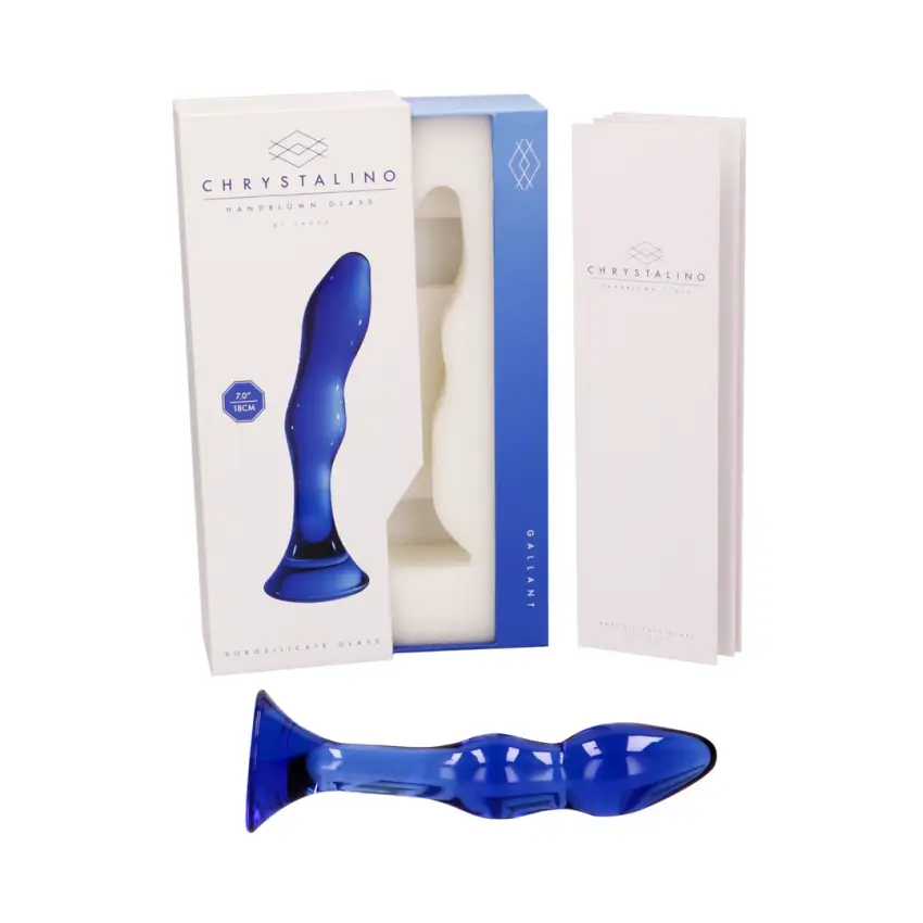 Christalino by shots - Szklane dildo Gallant - obrazek 7