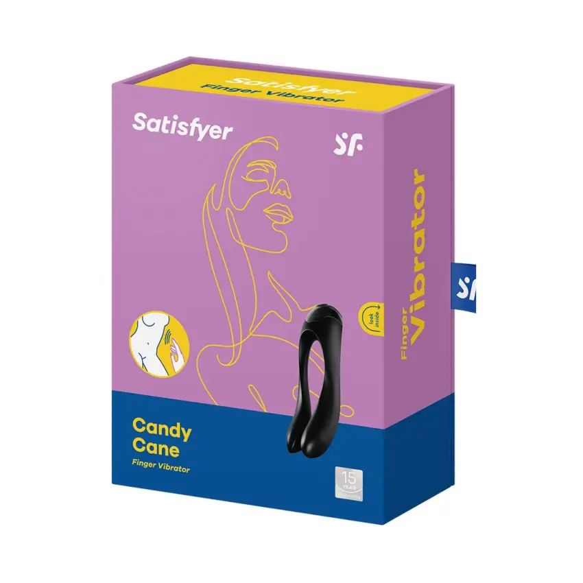 Satisfyer - Wibrator na palec Candy Cane - obrazek 2