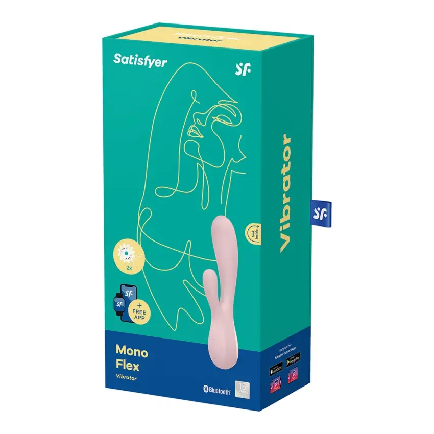 Satisfyer - Wibrator podwójny króliczek Mono - obrazek 2