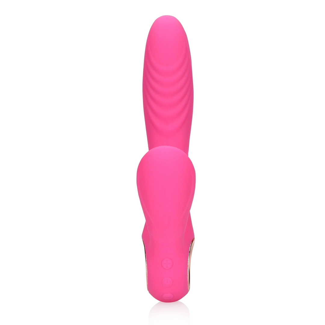 Loveline - Wibrator z funkcją podgrzewania i migotania języka - Exuberant Pink 5 Loveline - Wibrator z funkcją podgrzewania i migotania języka - Exuberant Pink - obrazek 5