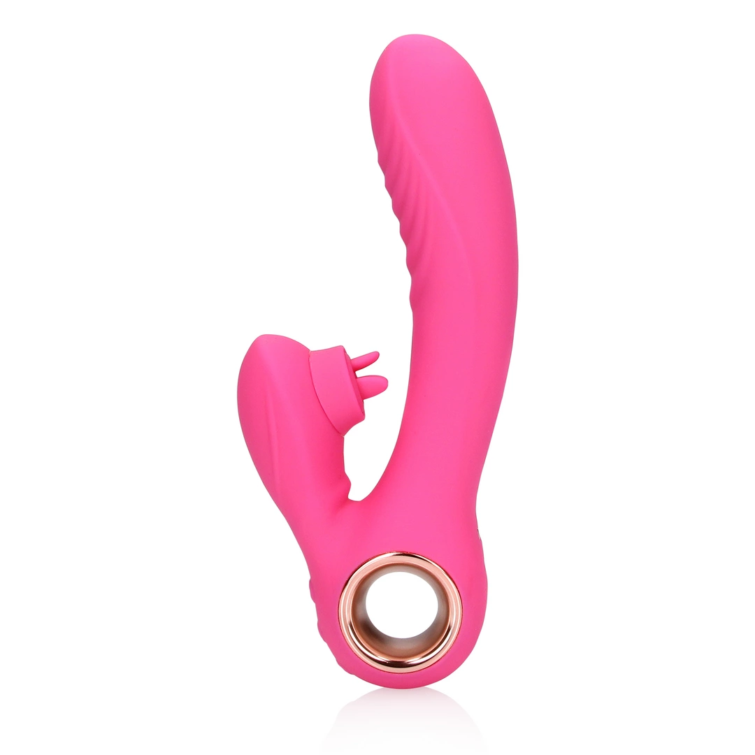 Loveline - Wibrator z funkcją podgrzewania i migotania języka - Exuberant Pink 6 Loveline - Wibrator z funkcją podgrzewania i migotania języka - Exuberant Pink - obrazek 6