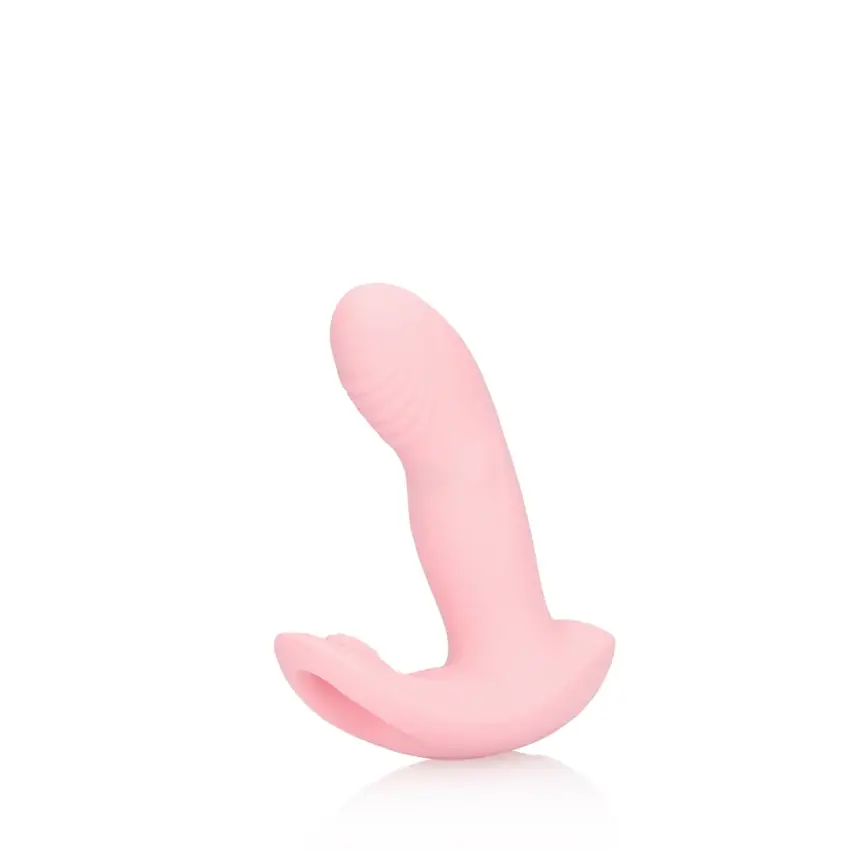 Loveline - Wibrator do stymulacji łechtaczki z pilotem - Cherry Chiffon - obrazek 5