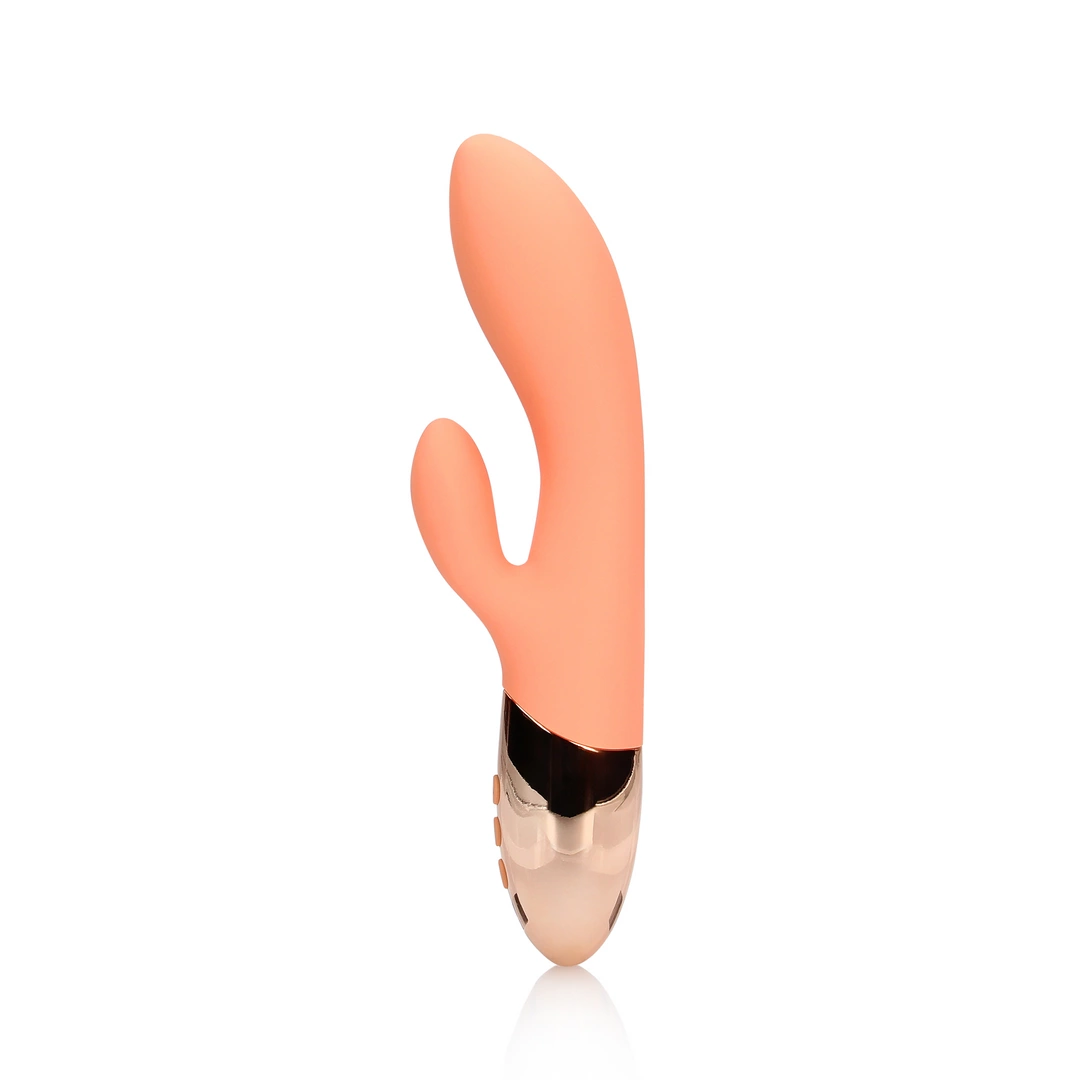 Loveline - Wibrator Ultra Soft króliczek - Ceramic Peach 6 Loveline - Wibrator Ultra Soft króliczek - Ceramic Peach - obrazek 6