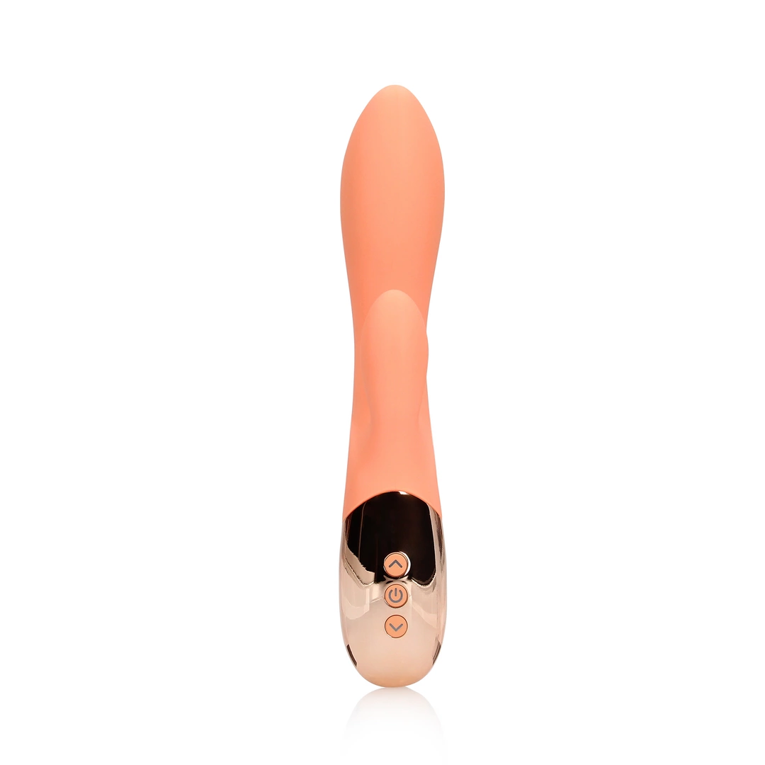 Loveline - Wibrator Ultra Soft króliczek - Ceramic Peach 5 Loveline - Wibrator Ultra Soft króliczek - Ceramic Peach - obrazek 5