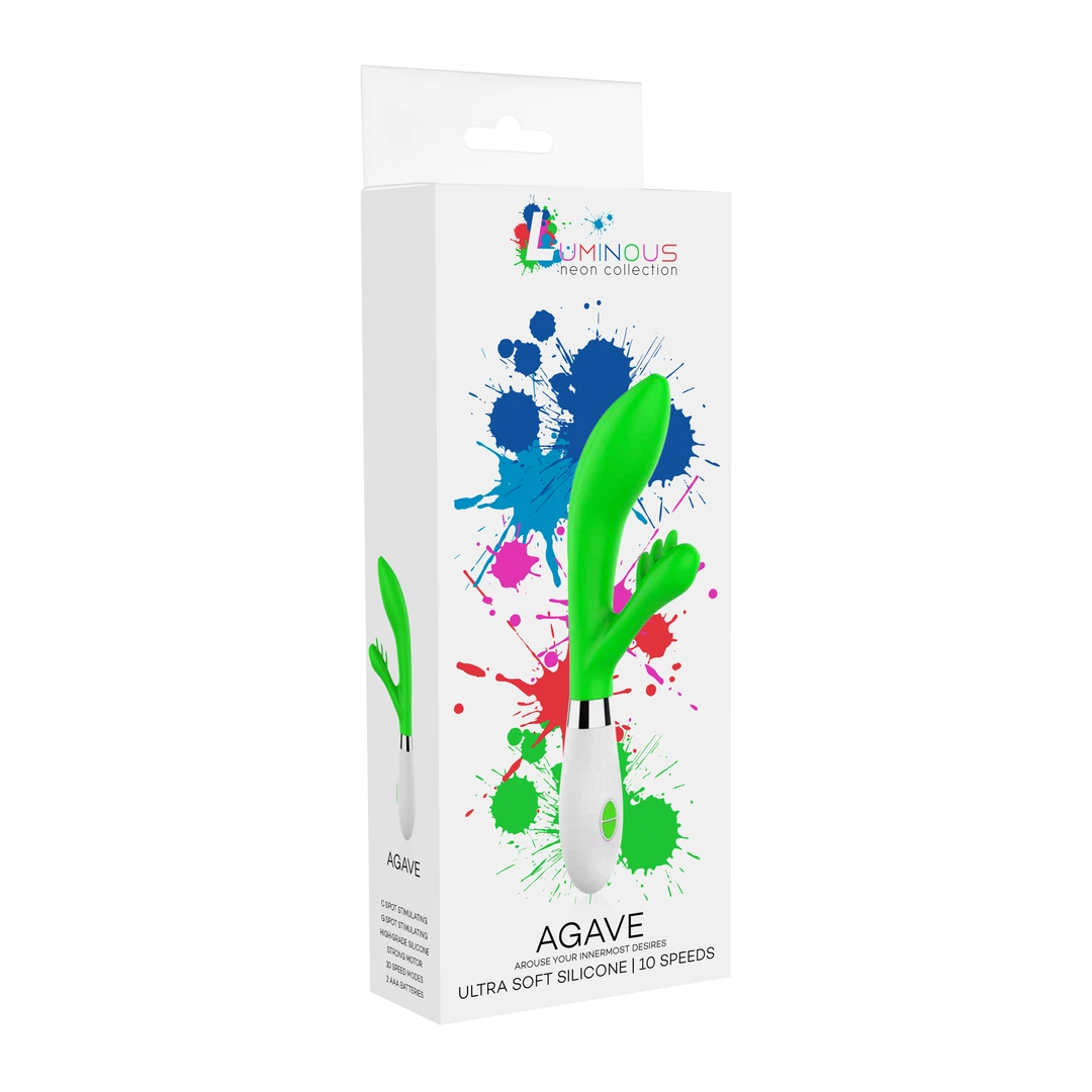 Luminous by shots - Wibartor do łechtaczki i waginy Agave 2 Luminous by shots - Wibartor do łechtaczki i waginy Agave - obrazek 2