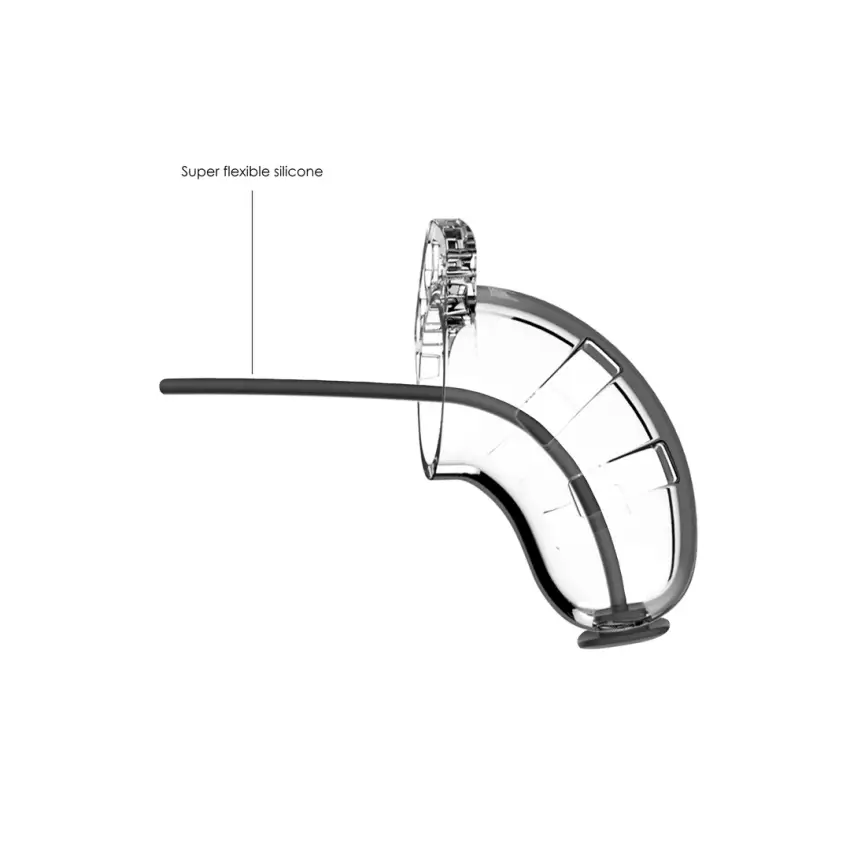Klatka na penisa z rozszerzaczem cewki 9 cm - Chastity Urethral - obrazek 4
