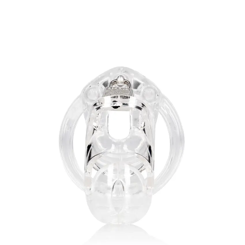 Klatka na penisa transparentna - Chastity 9,5 cm - obrazek 3