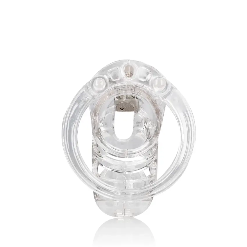 Klatka na penisa transparentna - Chastity 9,5 cm - obrazek 5
