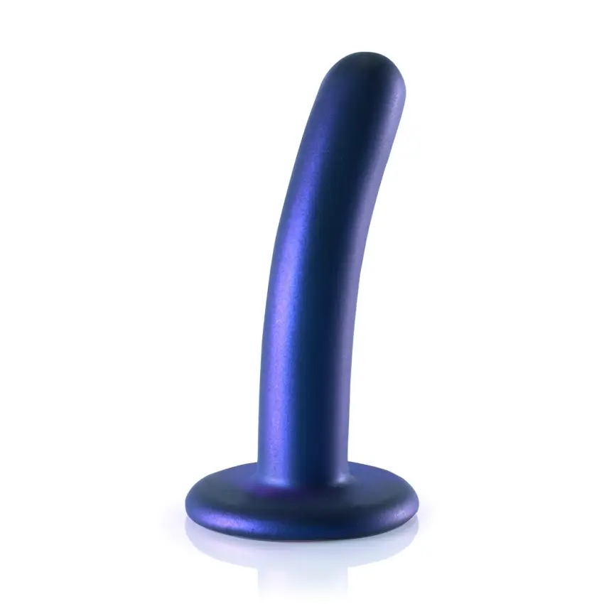 Ouch! - Wąskie silikonowe dildo z przyssawką 12 cm - obrazek 3