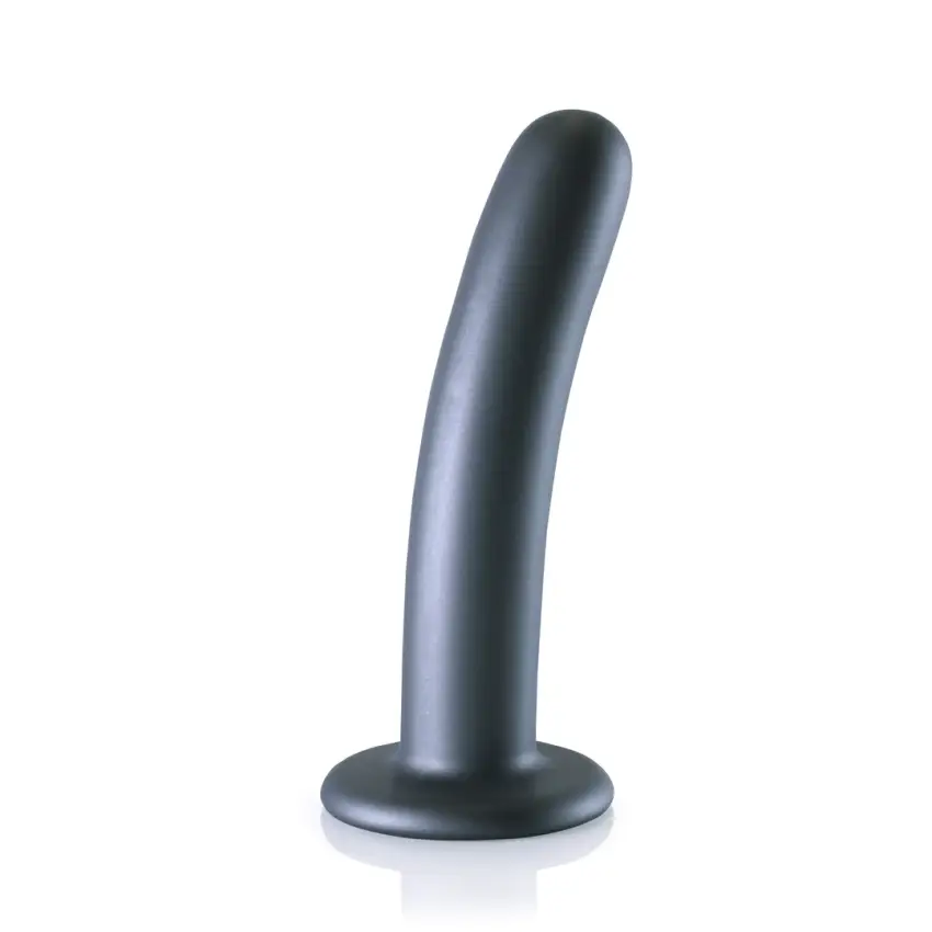 Ouch! - Wąskie silikonowe dildo z przyssawką 14,5 cm - obrazek 3