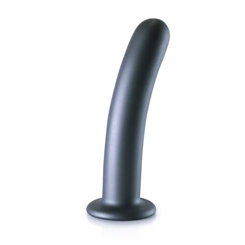 Ouch! - Wąskie silikonowe dildo z przyssawką 17 cm - obrazek 3