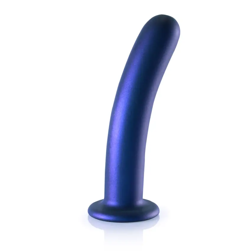 Ouch! - Wąskie silikonowe dildo z przyssawką 17 cm - obrazek 3
