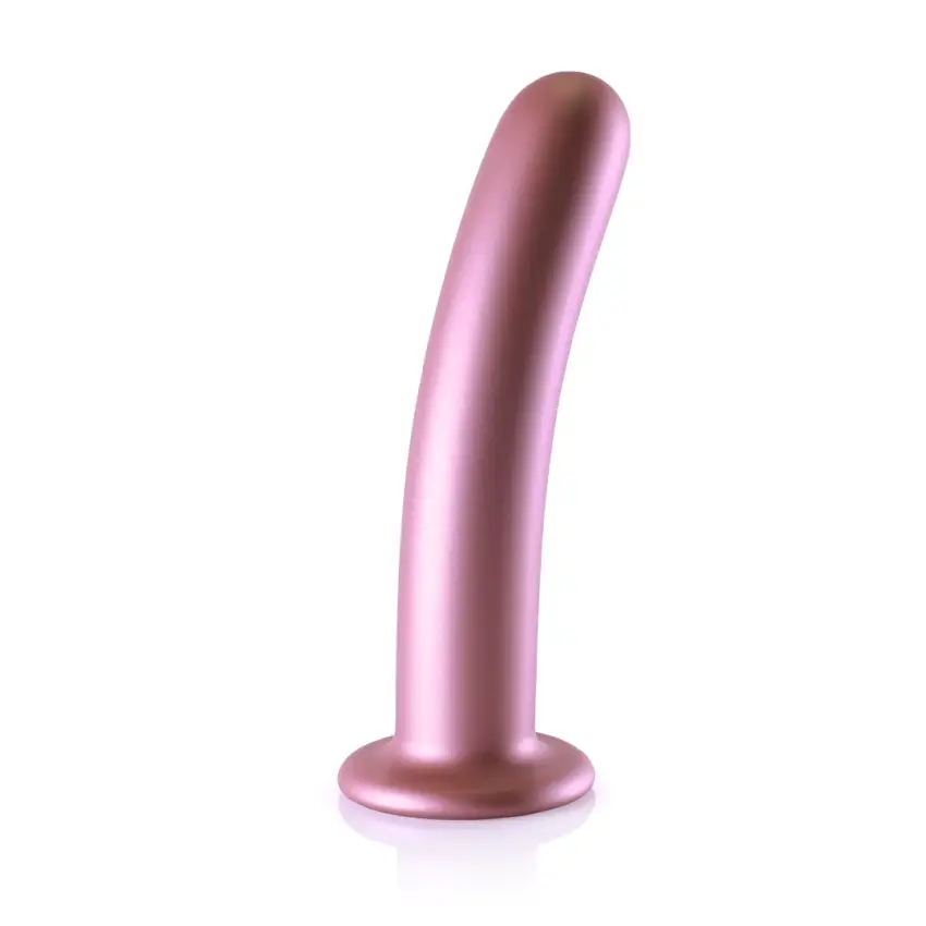 Ouch! - Wąskie silikonowe dildo z przyssawką 17 cm - obrazek 3