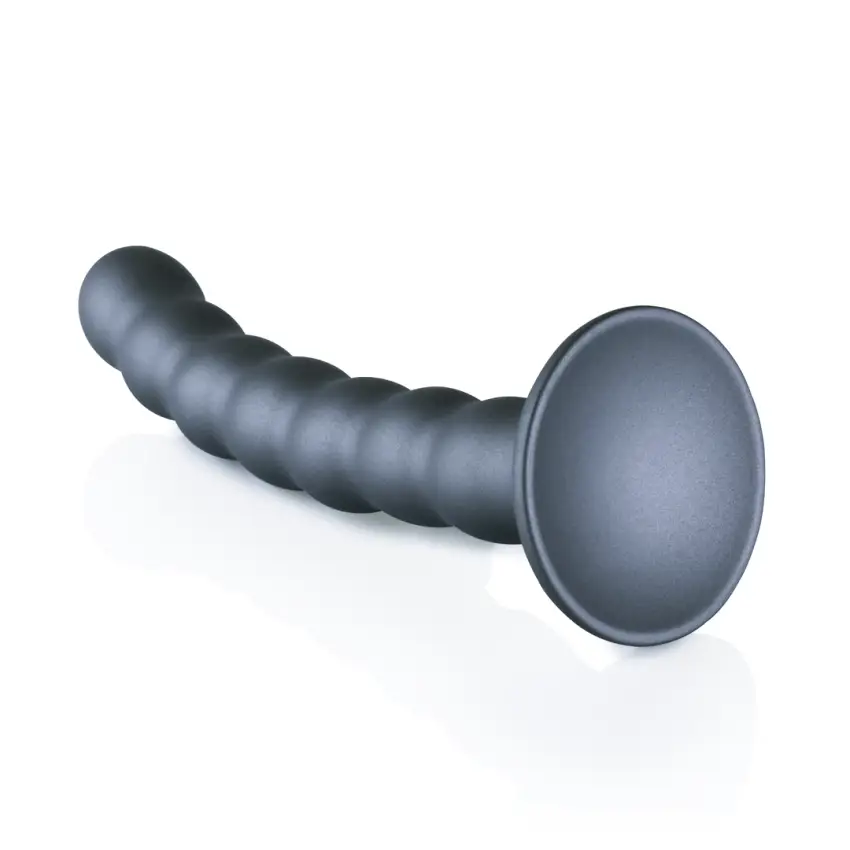 Ouch! - Silikonowe dildo G-Spot z koralikami - 16,5 cm - obrazek 5