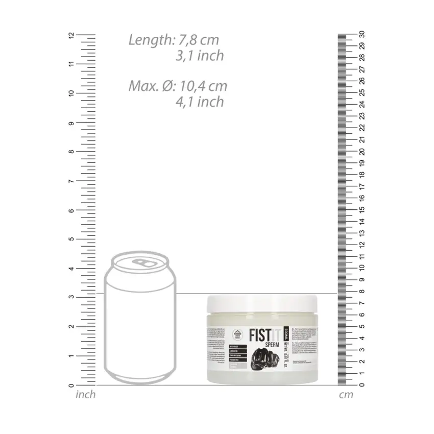 Fist It by Shots - Lubrykant - sztuczna sperma 500 ml - obrazek 7