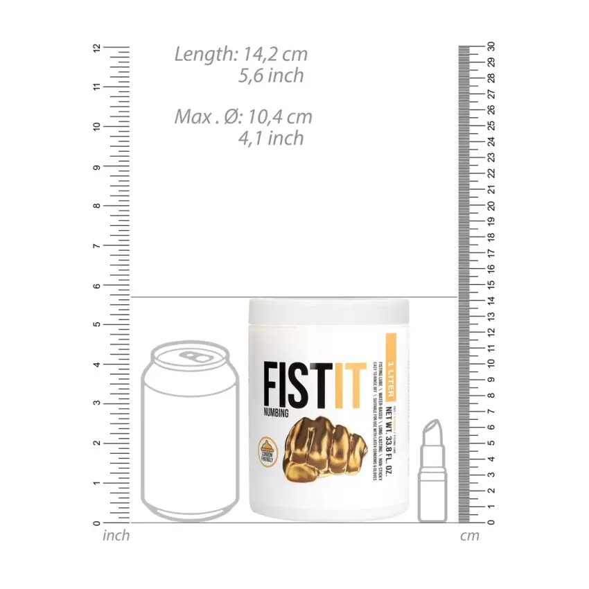 Fist It by Shots - Znieczulający lubrykant 1000 ml - obrazek 7